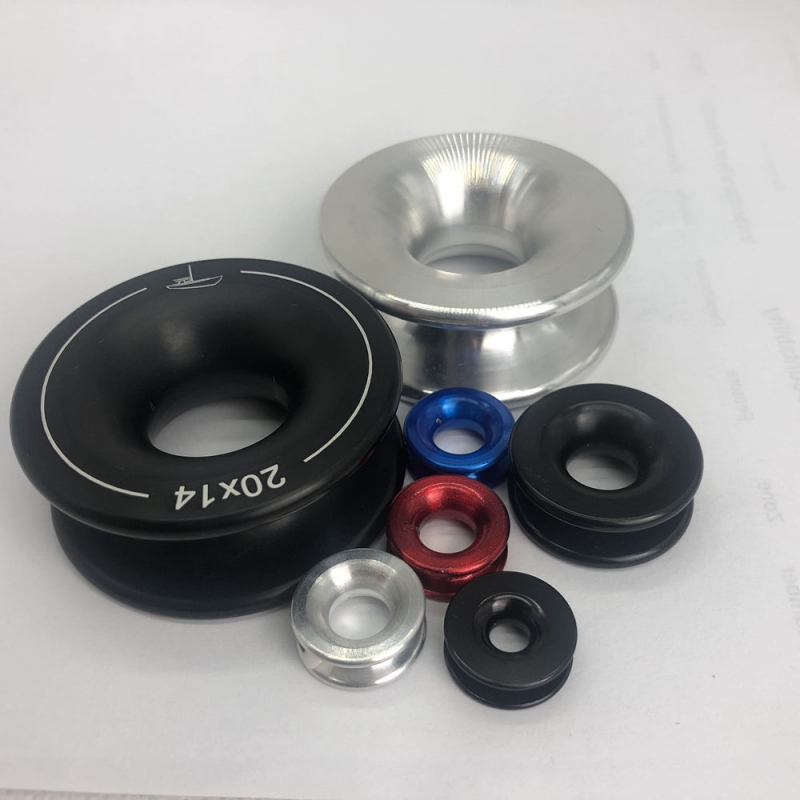 hard anodized aluminum low friction ring