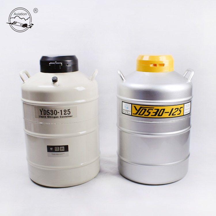 YDS30 na YDS35 Mifuko Mikubwa ya Shingo 125mm LN2 | Hifadhi ya Semen yenye Uwezo Mkubwa kwa Mifugo na Vituo vya Uzalishaji