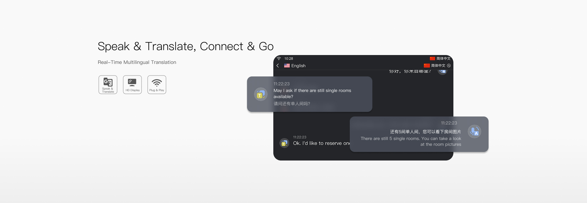 Desktop Dual-Screen AI Translator