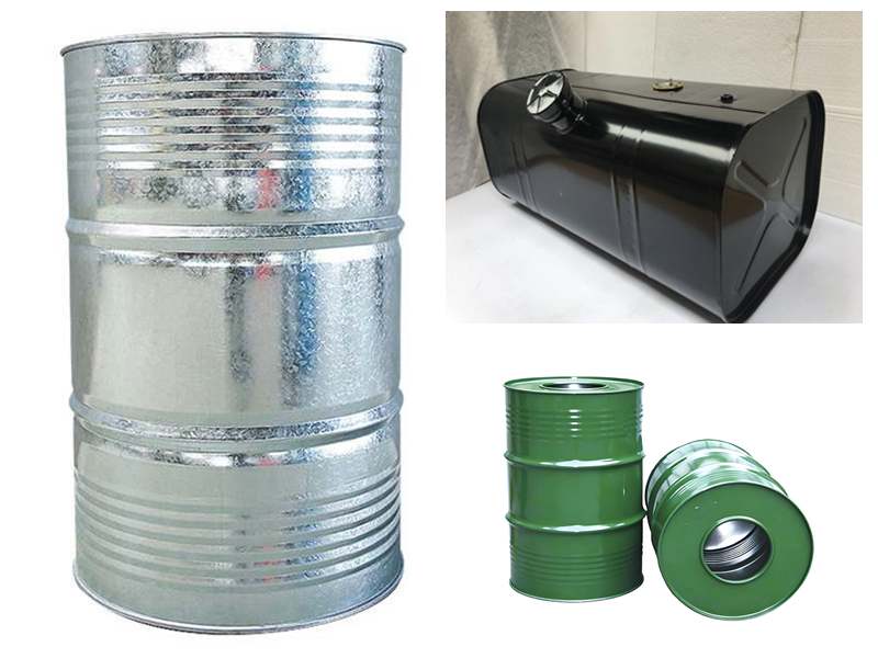Công nghiệp hóa chất & công nghiệp – Dây chuyền sản xuất thùng hóa chất thu nhỏ trống / Máy hàn đường may + Máy kiểm tra rò rỉ
