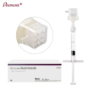 Ago multiplo in cristallo a 9 pin per iniezione mesoterapica