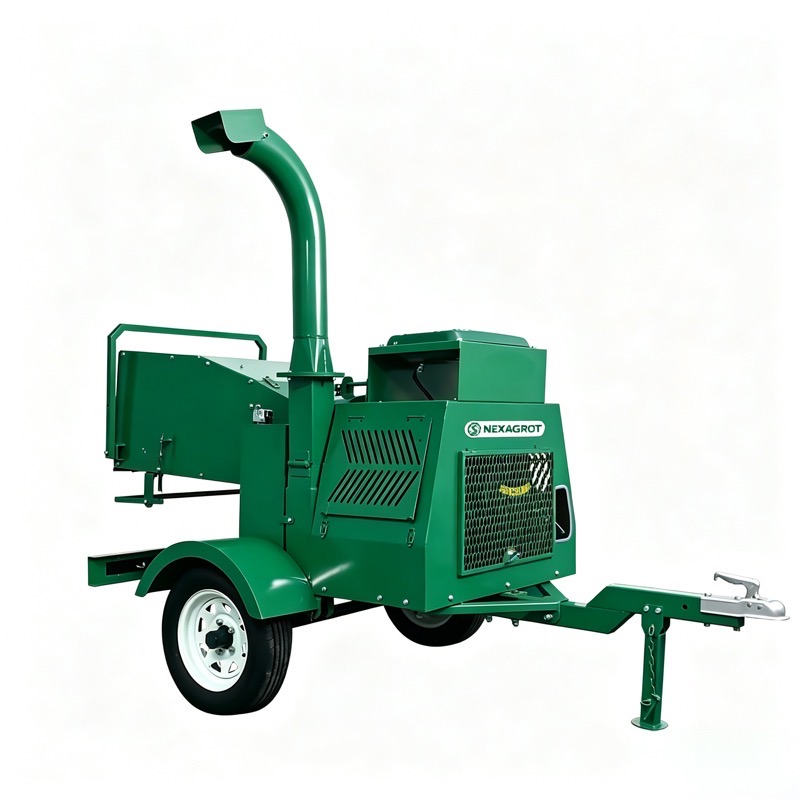 DWC-22 Industrial Diesel Wood Chipper | 22HP 150mm Hydraulic Shredder