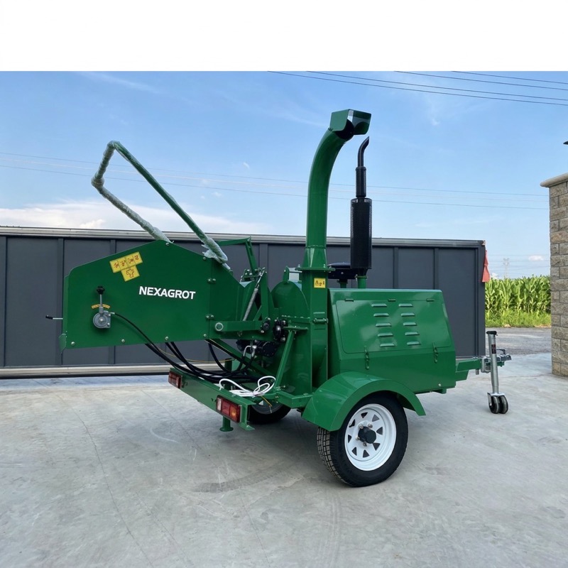 DWC-40 Industrial 40HP Diesel Wood Chipper | 200mm (8