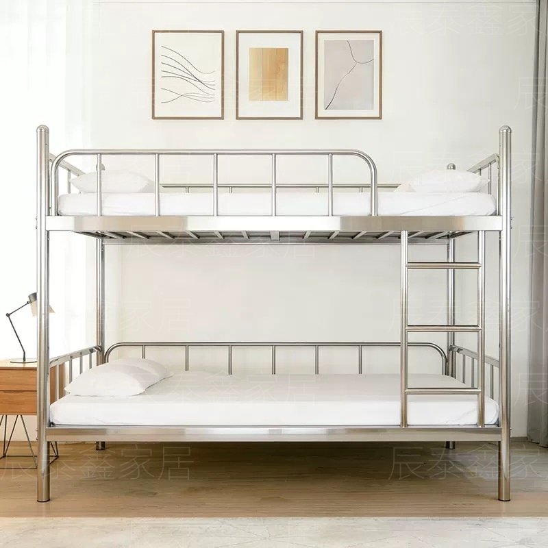 新品　2段ベッド　二段ベッド　シングル　スチール製　ロフトベッド　システムベッド ステンレスベッド、二段ベッド、ロフトベッドメーカー、Chentaixin