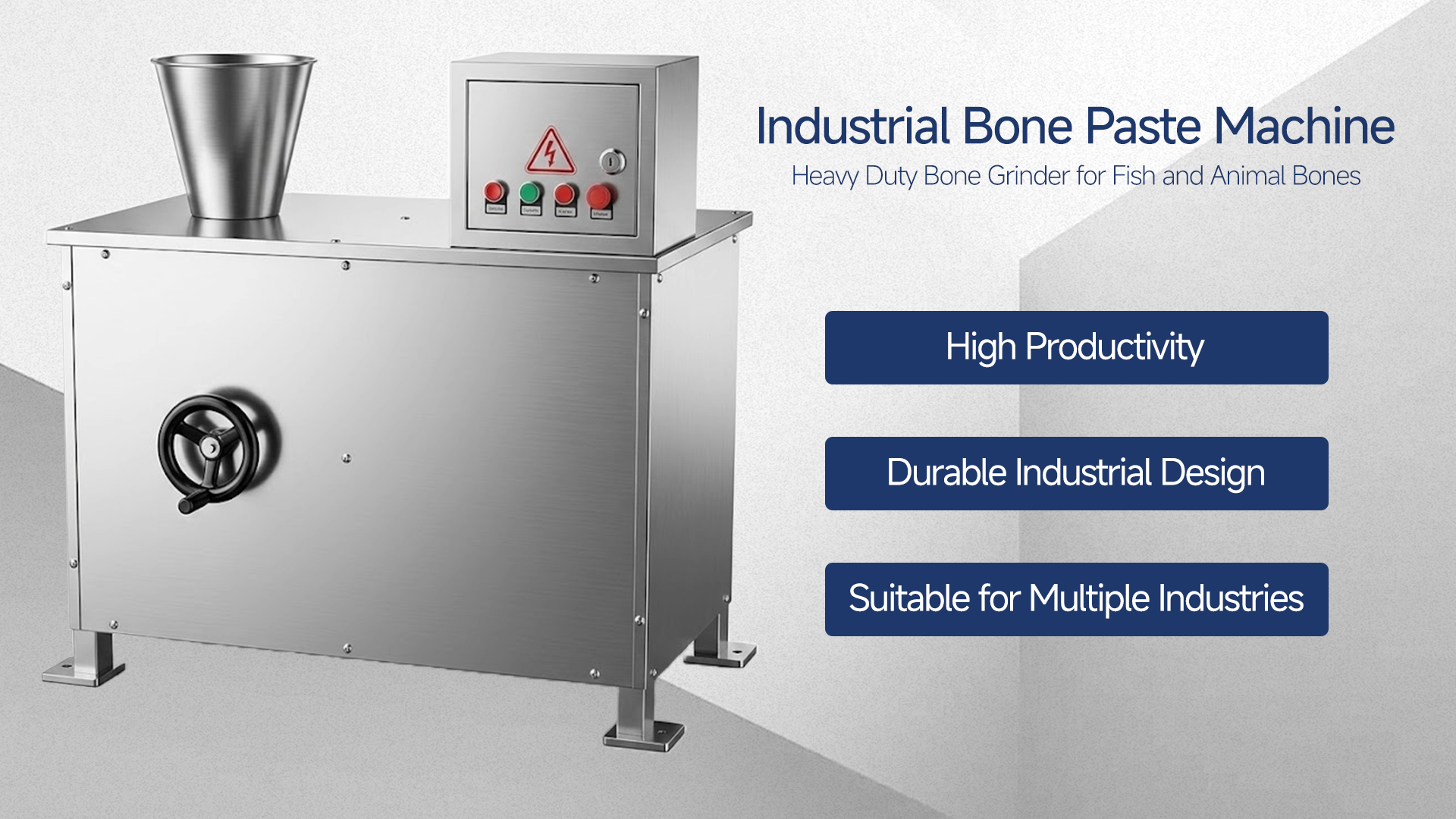 Industrial Bone Paste Machine | Heavy Duty Bone Grinder