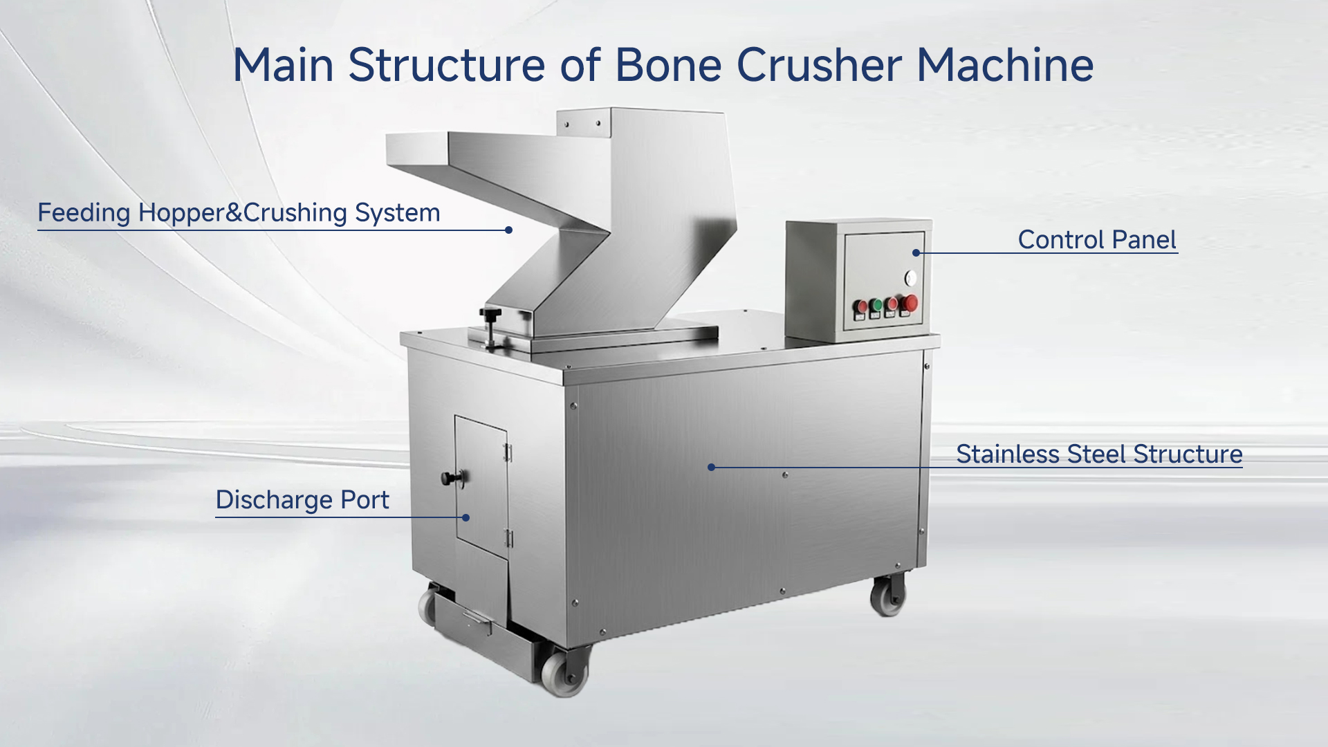 Industrial Bone Crusher Machine for Animal Bones