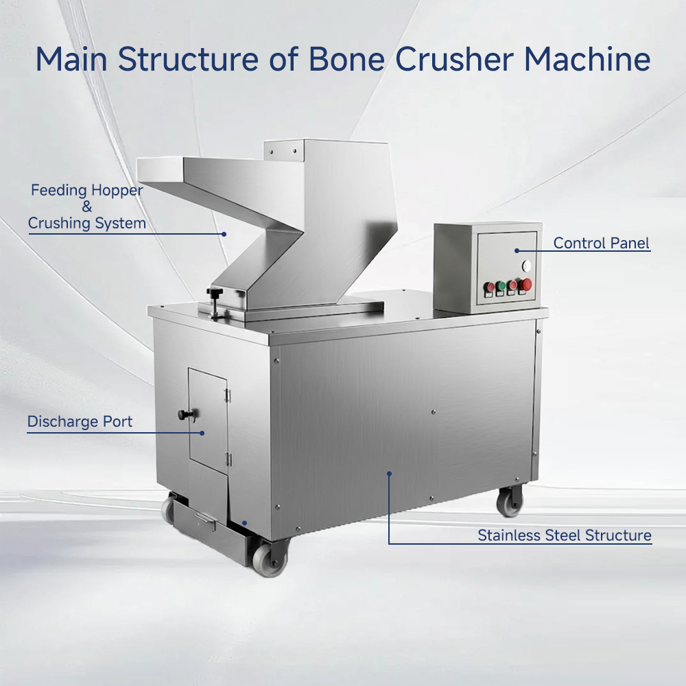 Industrial Bone Crusher Machine for Animal Bones