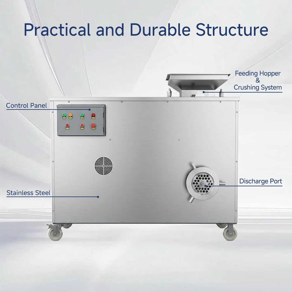 Industrial Bone Crusher and Grinder Machine