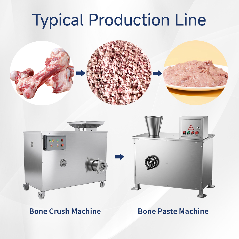 Industrial Bone Crusher and Grinder Machine