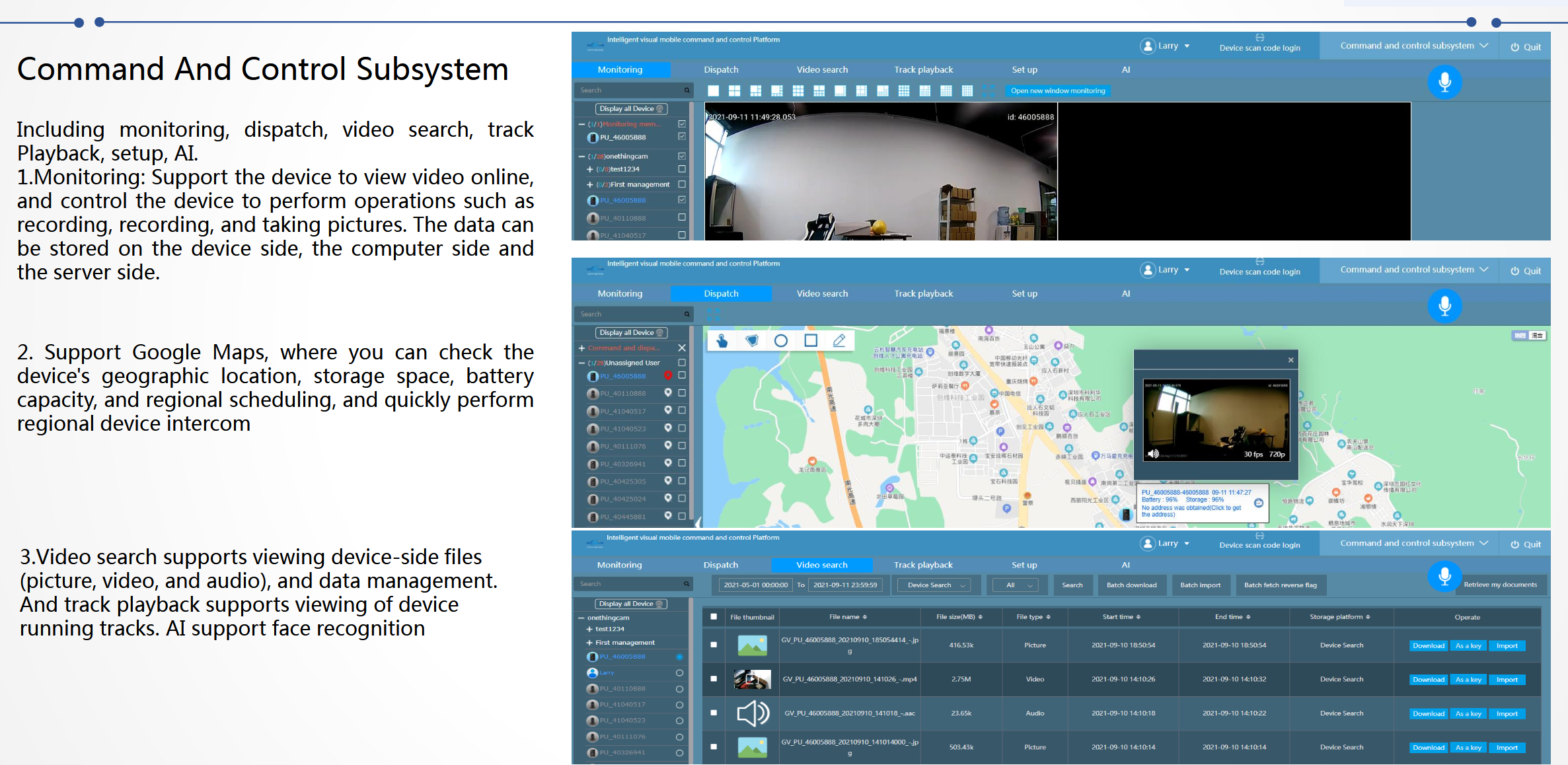 Public Network Command & Dispatch Solution Introduction
