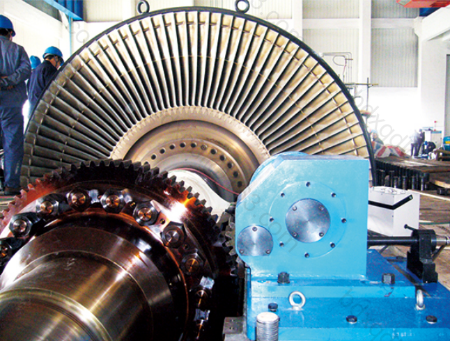 Engrenage de rotation de turbine à vapeur