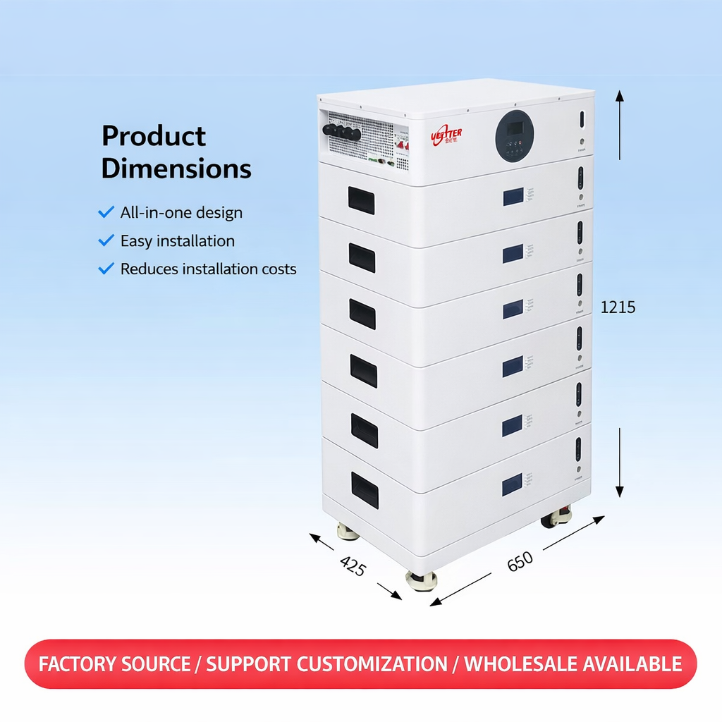 30kWh Stackable LiFePO4 All-in-One Energy Storage System