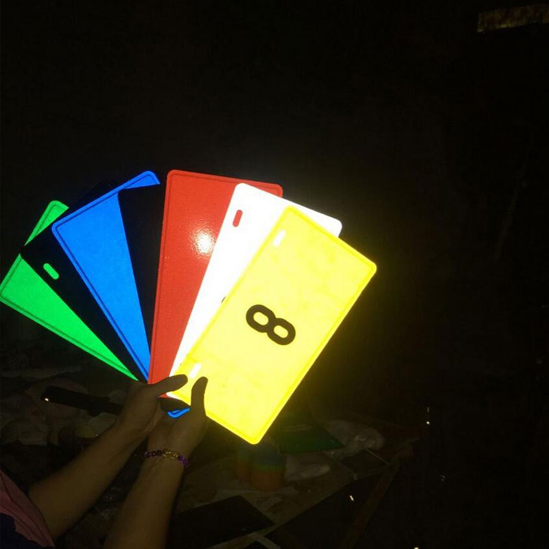 License Plate Reflective Film High Visibility Car Plate Reflective Sheeting Roll