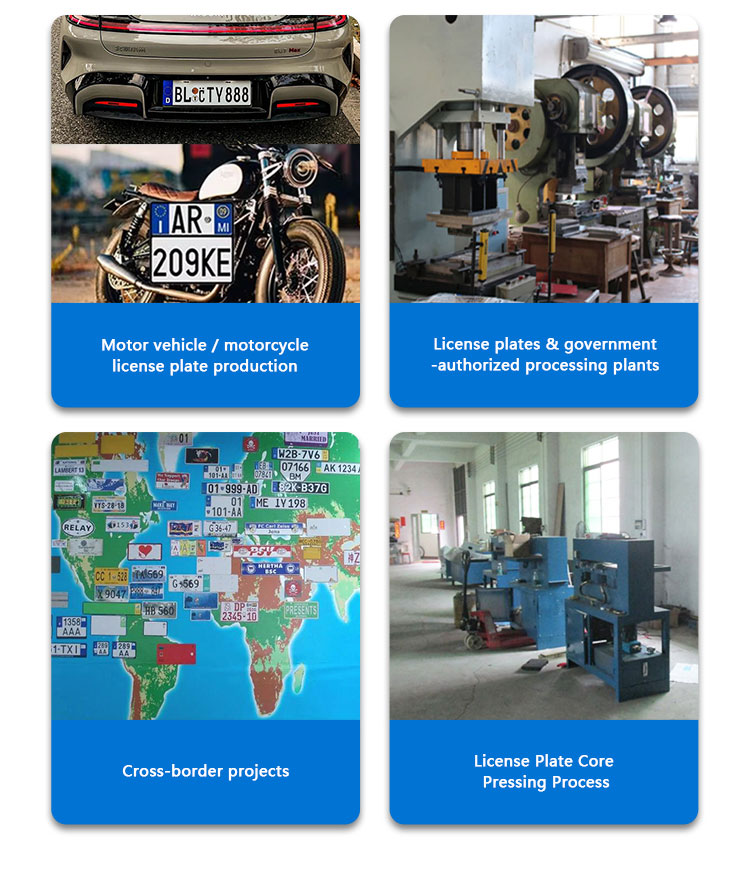 Hydraulic License Plate Press Machine for Plate Manufacturing