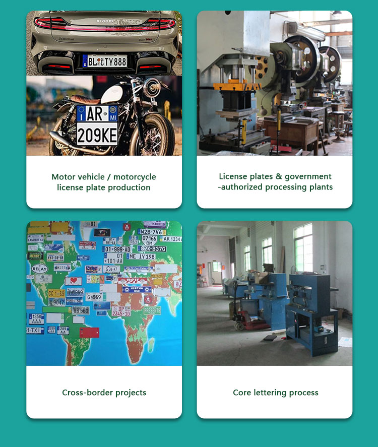 Manual License Plate Hand Press Machine