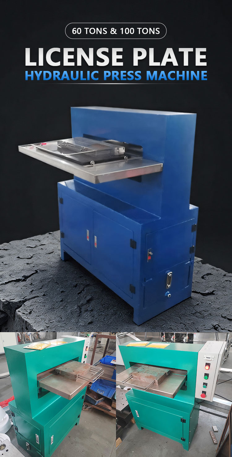 Hydraulic License Plate Press Machine for Plate Manufacturing