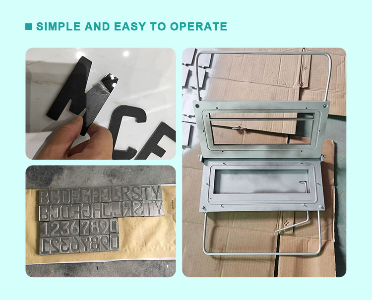 Manual License Plate Hand Press Machine