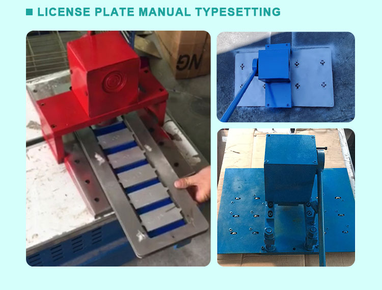 Manual License Plate Hand Press Machine