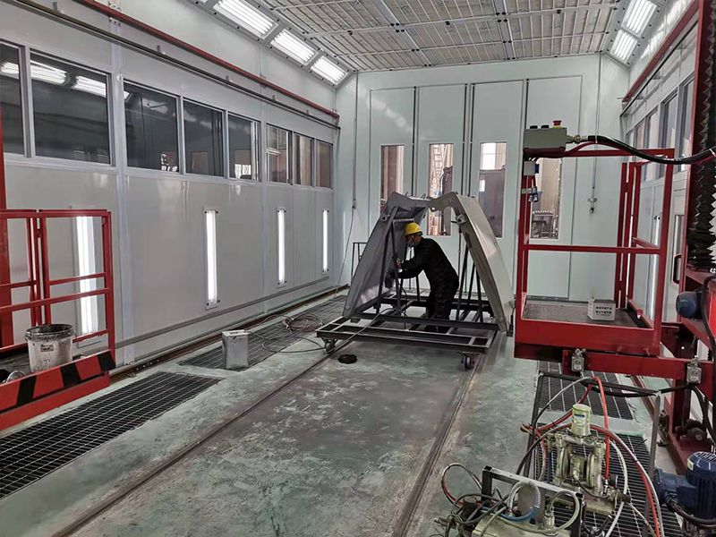 バス整備工場用大型車両ブース