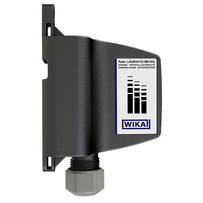 Unidade de rádio WIKA NETRIS®3 LoRaWAN® para áreas perigosas