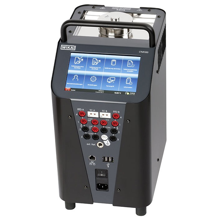 Calibrador multifuncional de temperatura WIKA CTM9350‑165 – versão Premium