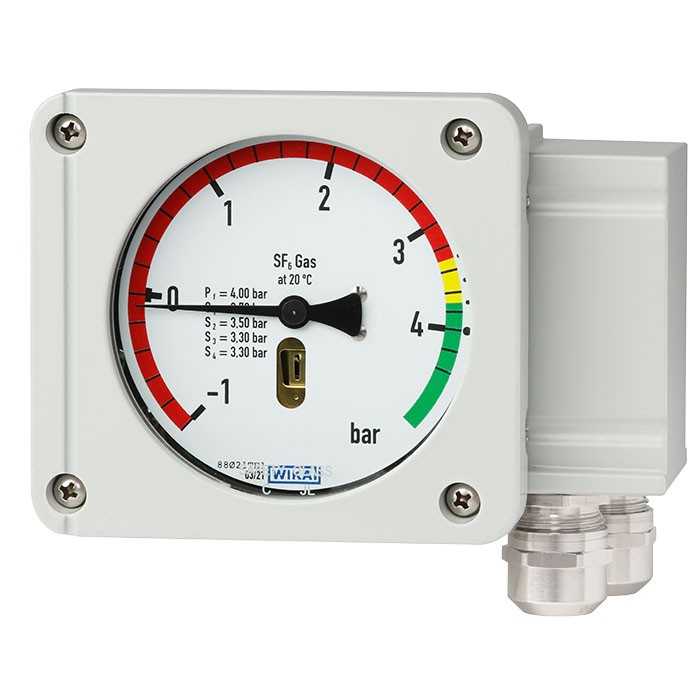 Monitor Híbrido de Densidade de Gás WIKA GDM-RC-100-T com Câmara de Referência