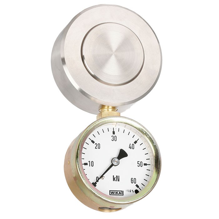 WIKA F1106 – Transdutor de Força de Compressão Hidráulica, Versão Compacta (Até 60 kN)