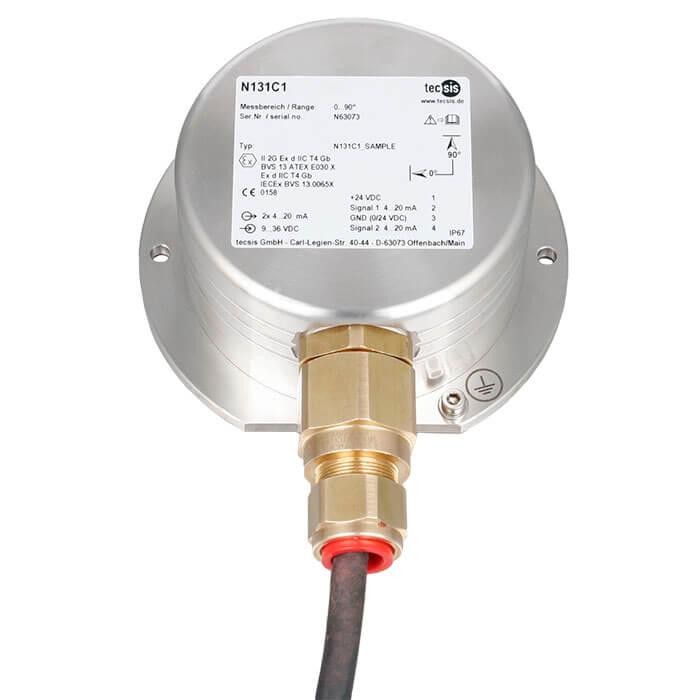 WIKA N111C – Sensor de inclinação, gabinete à prova de chamas Ex d, 0 ... 360°