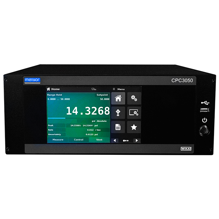 WIKA CPC3050 – Controlador de pressão de alta velocidade, -1 a 210 bar, precisão FS de 0,02%