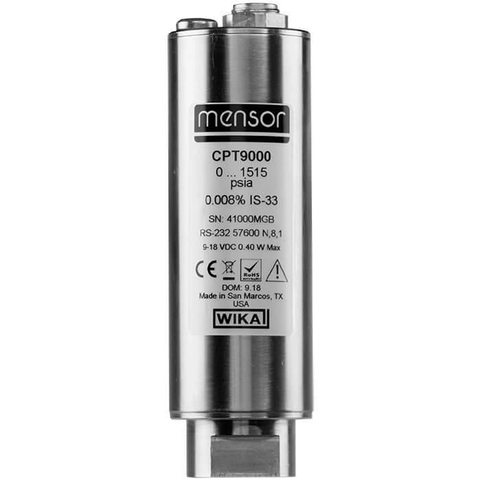 WIKA CPT9000 – Premium Precision Pressure Transducer, 0,008 % IS-noggrannhet