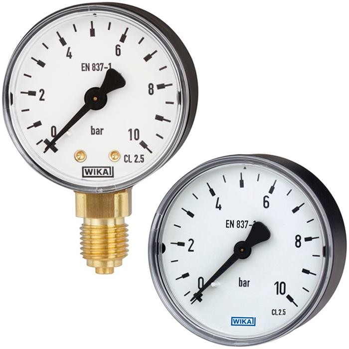 Manómetro de tubo Bourdon WIKA 111.10 / 111.12