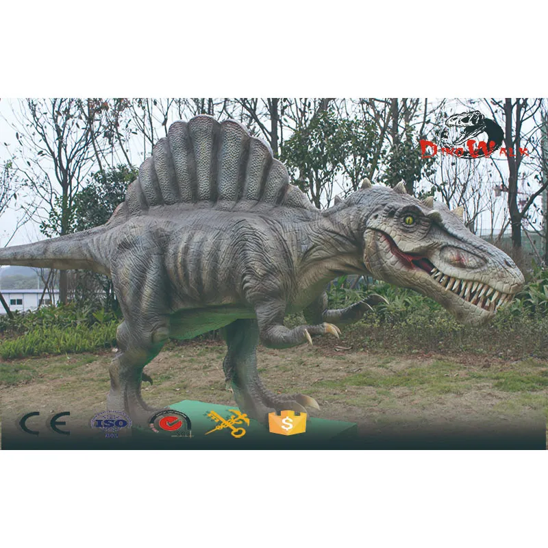 Dinosaurio robótico Spinosaurus animatrónico de tamaño real realista de Jurassic Park