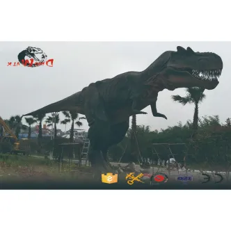 Proyecto Parque de atracciones Dinosaurio robótico animatrónico
