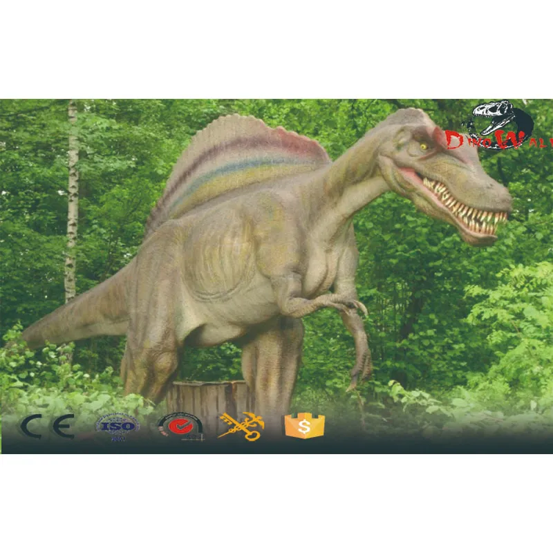 Dinosaurio robótico Spinosaurus animatrónico de tamaño real realista de Jurassic Park
