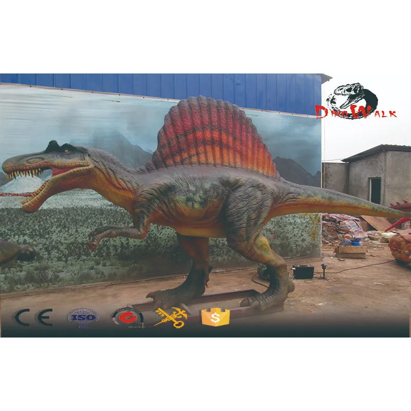Dinosaurio robótico Spinosaurus animatrónico de tamaño real realista de Jurassic Park