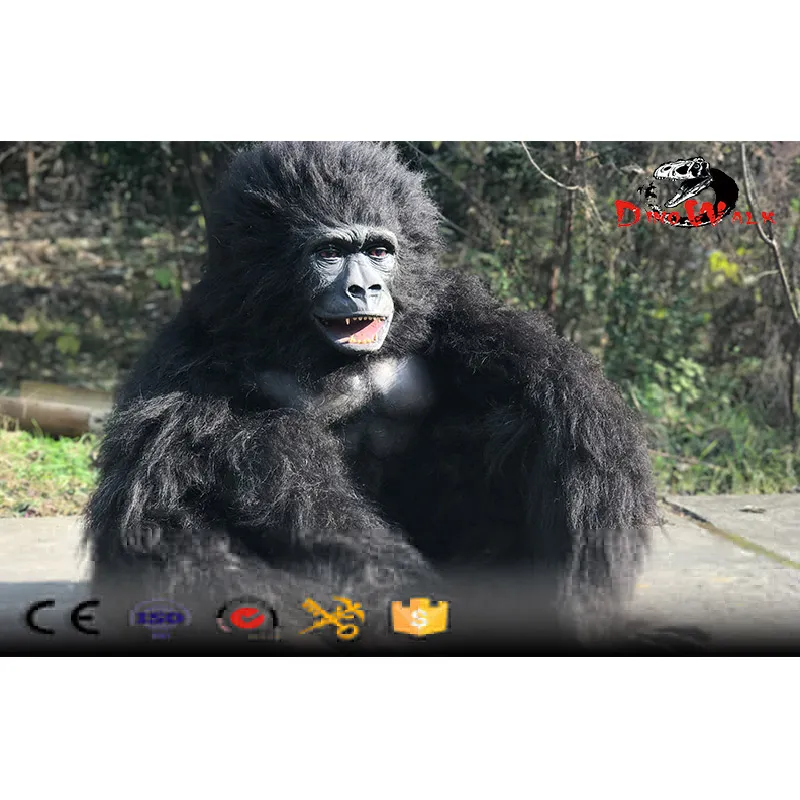 Disfraz de gorila animatrónico ligero