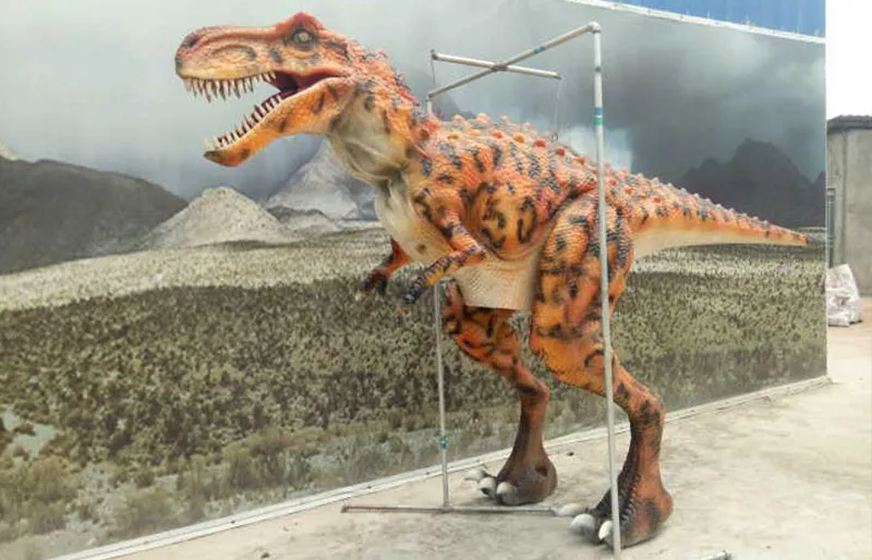 Gran oferta, disfraces de dinosaurios animatrónicos ligeros, traje T-rex