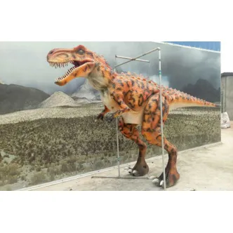 Gran oferta, disfraces de dinosaurios animatrónicos ligeros, traje T-rex