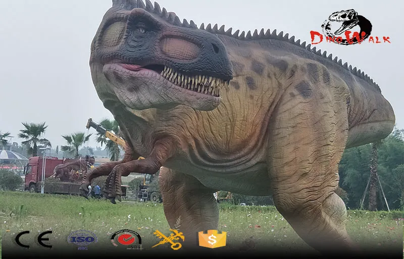 Proyecto parque de atracciones modelo de dinosaurio de tamaño natural