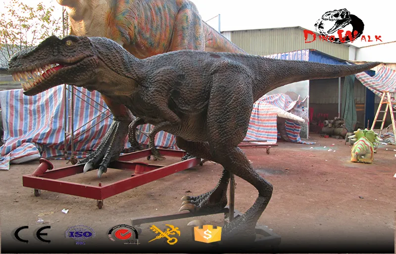 Disfraces de simulación de dinosaurios con movimiento para espectáculos de entretenimiento.
