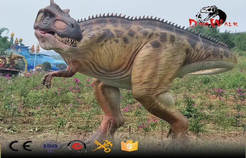 Proyecto parque de atracciones modelo de dinosaurio de tamaño natural
