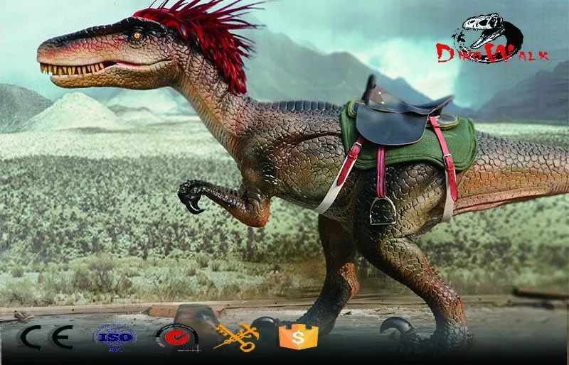 Rapaz de dinosaurio animatrónico de alta calidad