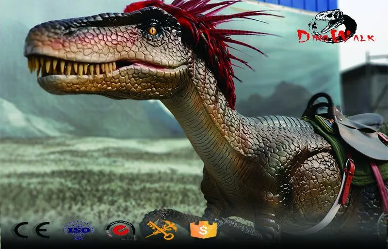 Rapaz de dinosaurio animatrónico de alta calidad