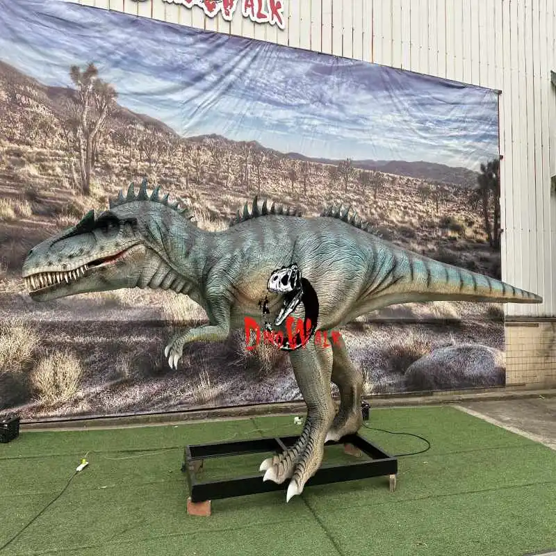  Modelo de dinosaurio rajasaurus animatrónico realista 