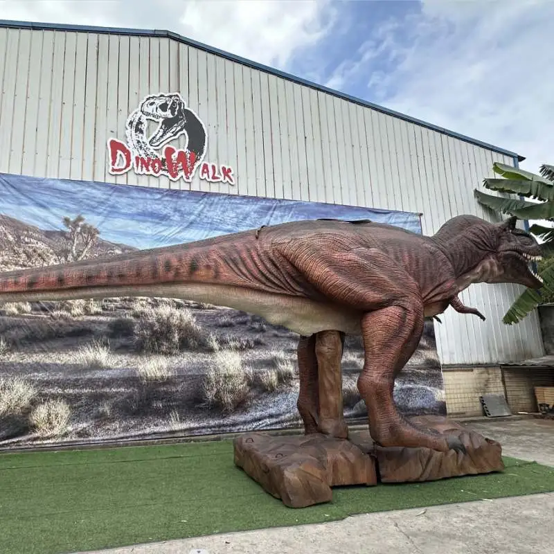 Modelo de dinosaurio T-Rex animatrónico con control remoto andante