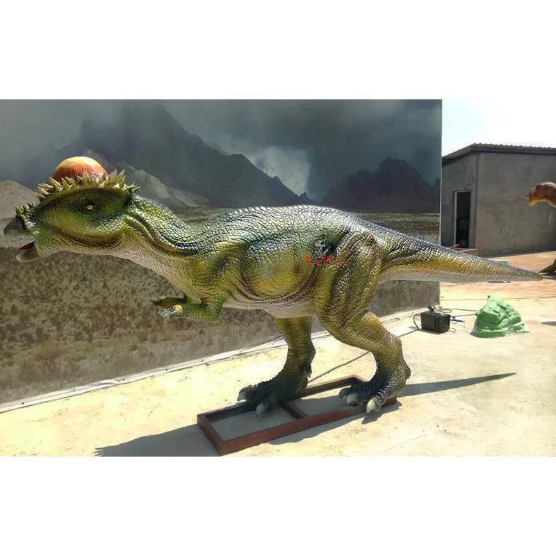 dinosaurio animatrónico de alta calidad con simulación de movimiento para parque de atracciones