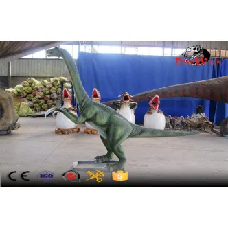 modelo de dinosaurio animatrónico Therizinosaurus