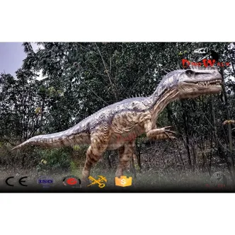 dilofosaurio animatrónico realista para dino park