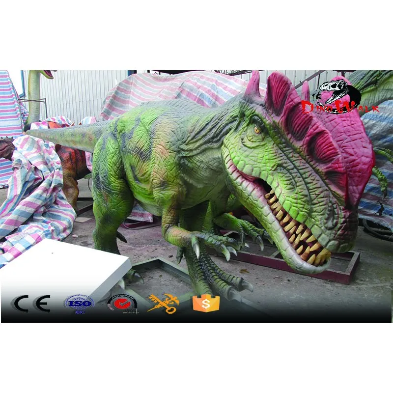  paseo en dinosaurio dilofosaurio animatrónico de alta calidad para entretener 