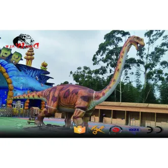 proyecto parque de diversiones dinosaurio animatrónico de tamaño natural